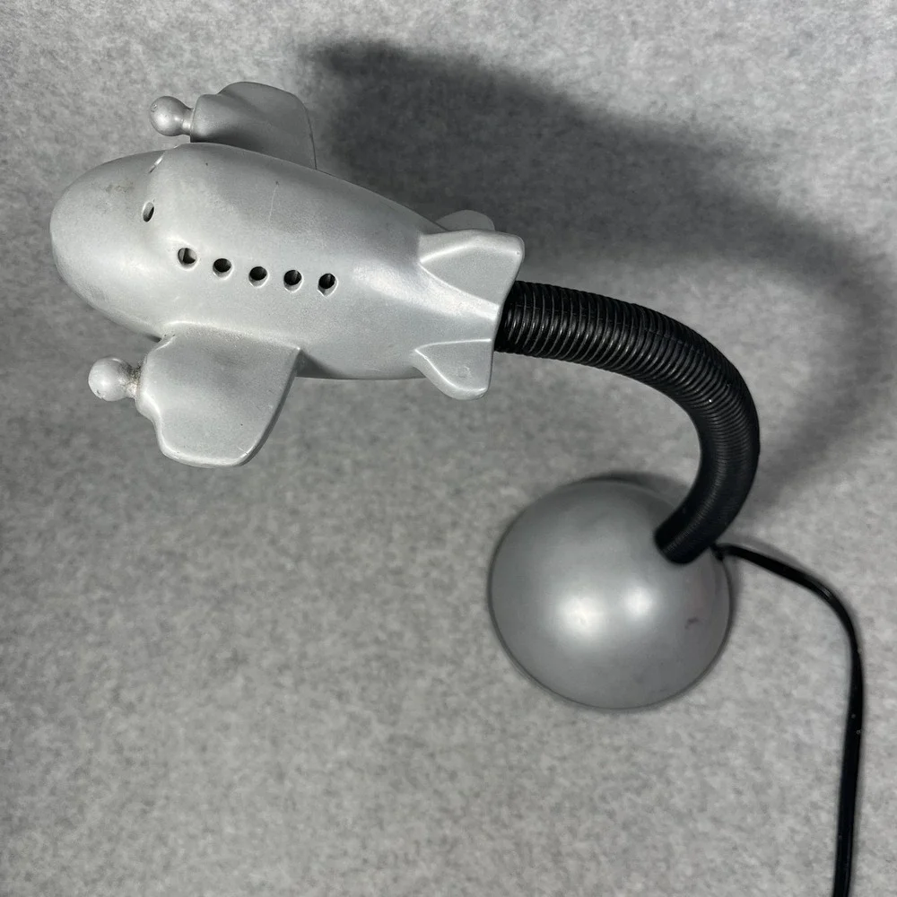 Vintage Airplane Desk Lamp Gooseneck Adjustable Kids Room Light Target 2001 Deco